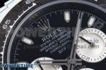 DAYTONA DIW WHITE CARBON CASE DIWF EDITION BLACK/WHITE DIAL ON BLACK NYLON STRAP A7750 - Image 4