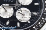 DAYTONA DIW WHITE CARBON CASE DIWF EDITION BLACK/WHITE DIAL ON BLACK NYLON STRAP A7750 - Image 5