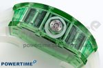 RM035 GREEN TRANSPARENT RMF BEST EDITION SKELETON DIAL ON TRANSLUCENT RUBBER STRAP CLONE RMUL2 - Image 7