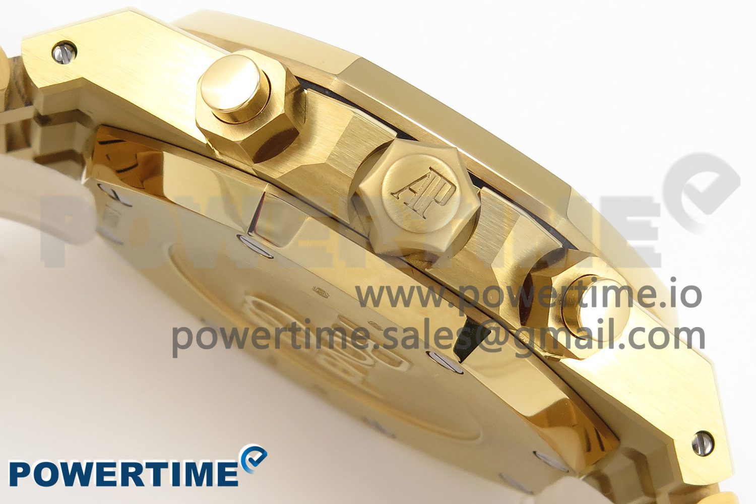 Royal Oak Chrono 26331 YG IPF 1:1 Best Edition Blue/YG Dial on YG Bracelet A7750 - Image 6