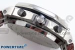 ROYAL OAK OFFSHORE 42MM SAFARI SS APF 1:1 BEST EDITION WHITE DIAL ON BROWN LEATHER STRAP A7750 - Image 6
