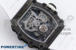 RM21-01 TOURBILLON NTPT RMF BEST EDITION SKELETON DIAL ON WHITE RUBBER STRAP - Image 9