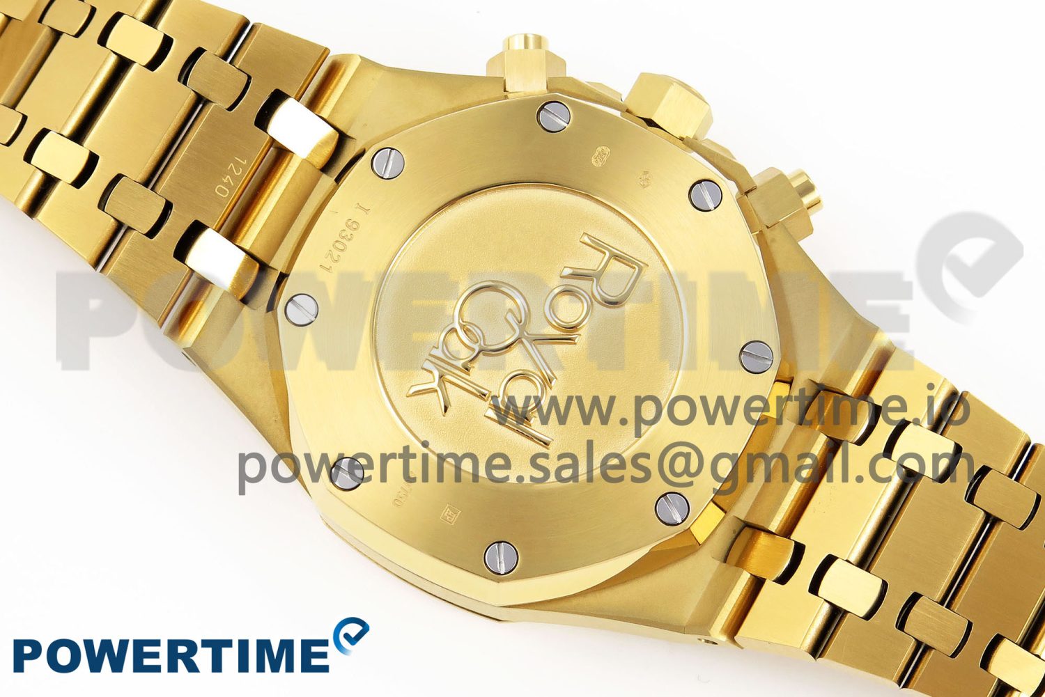 Royal Oak Chrono 26331 YG IPF 1:1 Best Edition Green Dial on YG Bracelet A7750 - Image 8