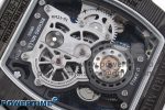 RM21-01 TOURBILLON NTPT RMF BEST EDITION SKELETON DIAL ON WHITE RUBBER STRAP - Image 10