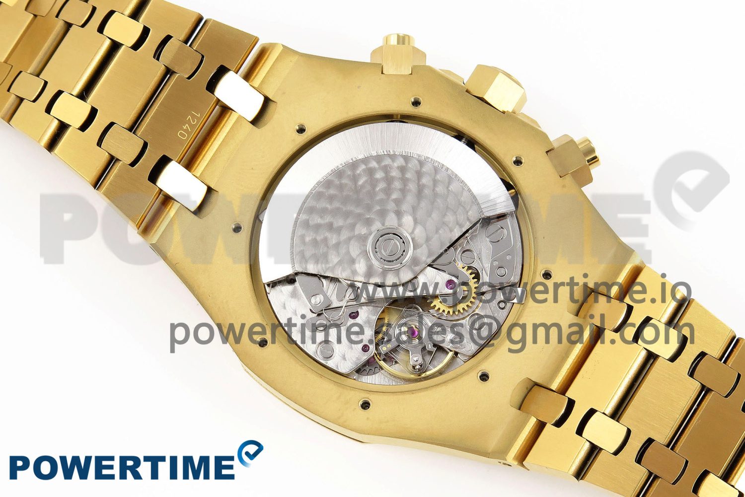 Royal Oak Chrono 26331 YG IPF 1:1 Best Edition Green Dial on YG Bracelet A7750 - Image 9