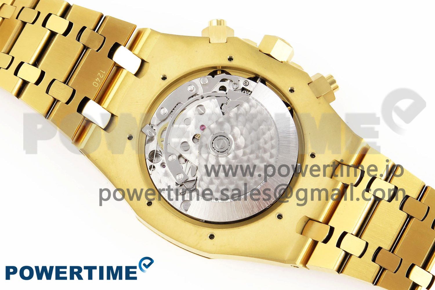 Royal Oak Chrono 26331 YG IPF 1:1 Best Edition Green Dial on YG Bracelet A7750 - Image 10