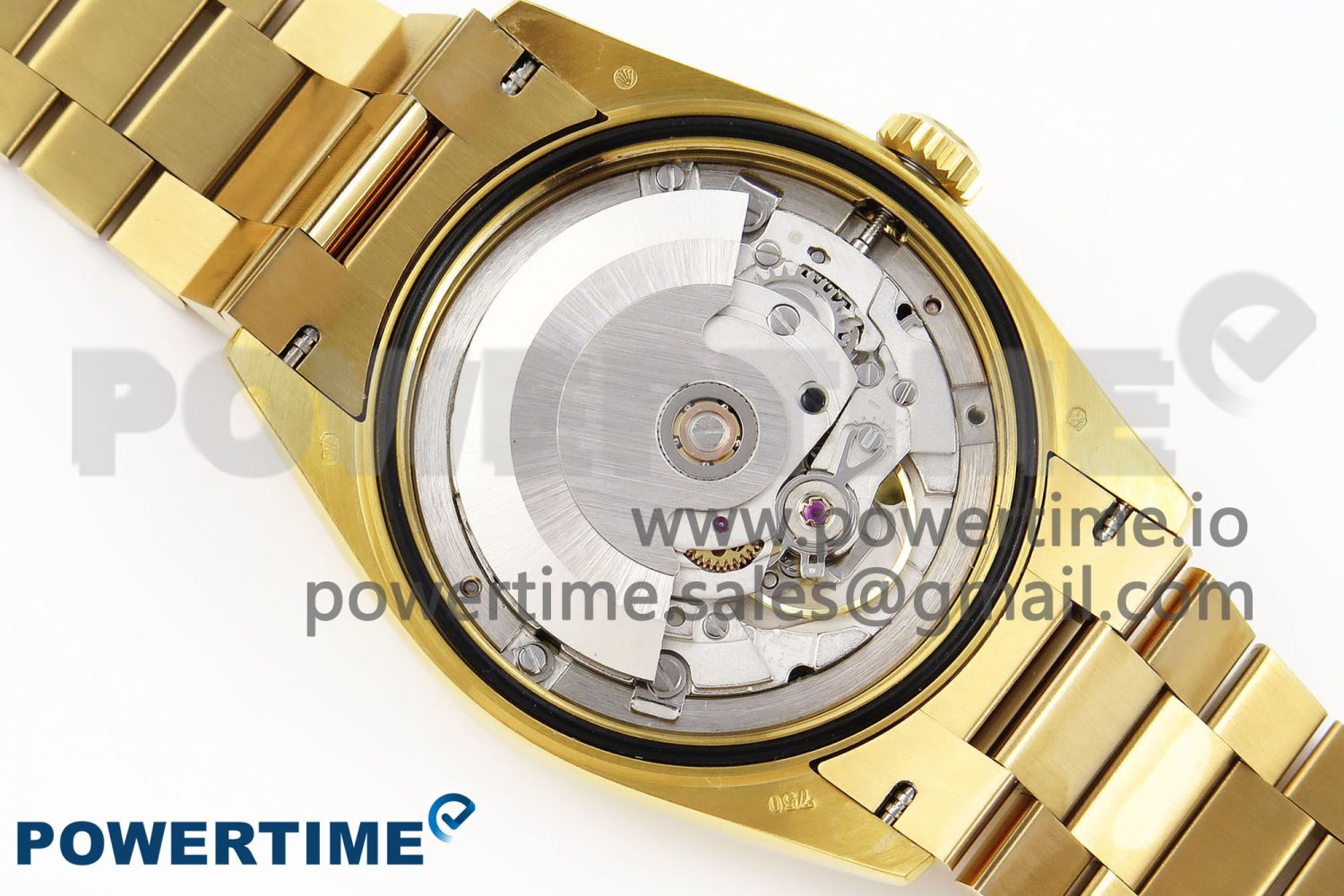 DAY DATE 36 YG RAF 1:1 BEST EDITION RED CARNELIAN DIAL DIAMONDS BEZEL ON YG BRACELET A2836 - Image 9