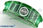 RM035 GREEN TRANSPARENT RMF BEST EDITION SKELETON DIAL ON WHITE RUBBER STRAP CLONE RMUL2 - Image 7