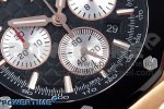 Royal Oak Offshore 44mm RG Black Ceramic Bezel APF 1:1 Best Edition Black/Silver Dial on Black Rubber Strap A4401 - Image 5