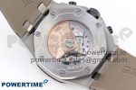 ROYAL OAK OFFSHORE 42MM SS APF 1:1 BEST EDITION BROWN DIAL CERAMIC BEZEL ON GRAY RUBBER STRAP A3126 - Image 8