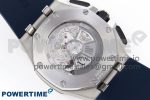 Royal Oak Offshore 44mm SS Bezel APF 1:1 Best Edition Blue/Silver Dial on Blue Rubber Strap A4401 - Image 8