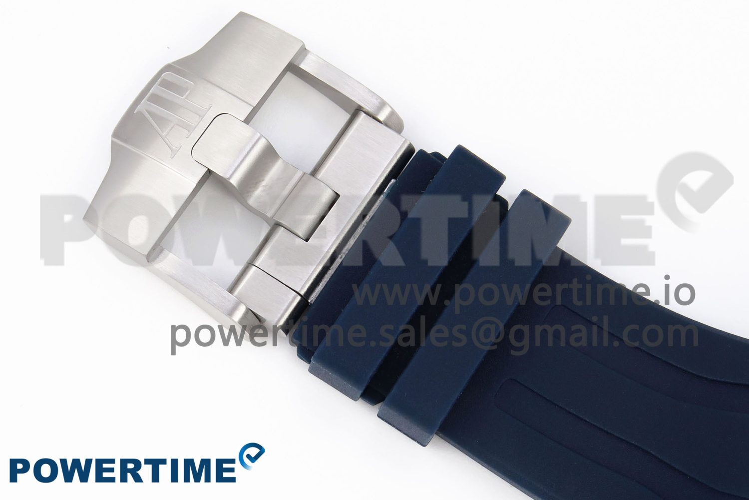 Royal Oak Offshore 44mm SS Bezel APF 1:1 Best Edition Blue/Silver Dial on Blue Rubber Strap A4401 - Image 11