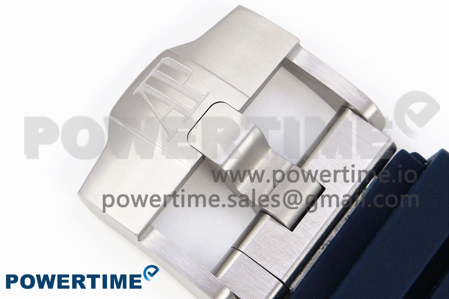 Royal Oak Offshore 44mm SS Bezel APF 1:1 Best Edition Blue/Silver Dial on Blue Rubber Strap A4401 - Image 12