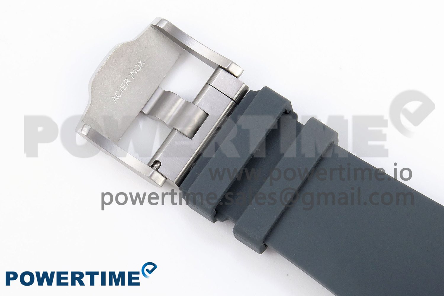 Royal Oak Offshore 44mm SS Black Ceramic Bezel APF 1:1 Best Edition Gray/Blue Dial on Gray Rubber Strap A4401 - Image 12