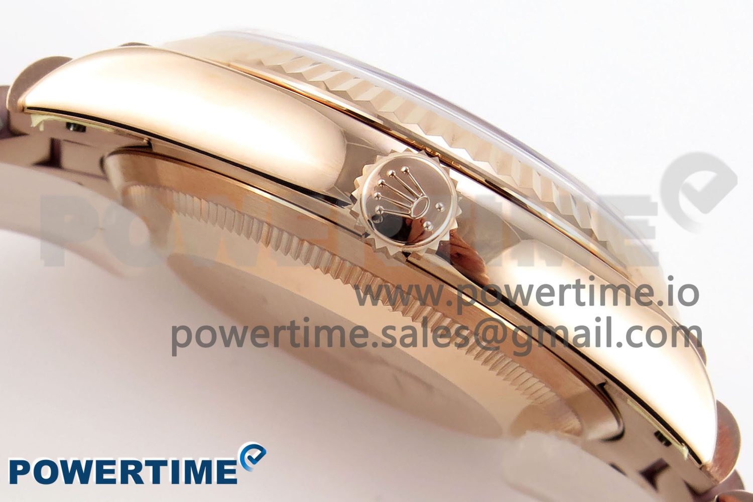 DAY DATE 36 RG RAF 1:1 BEST EDITION GREEN STONE DIAL ON RG BRACELET A2836 - Image 6