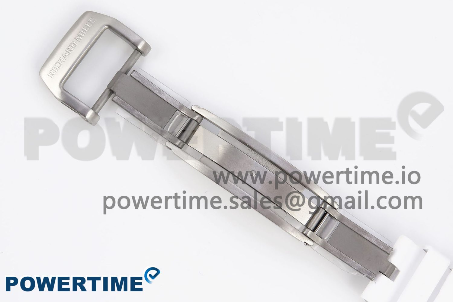 RM035 TRANSPARENT RMF BEST EDITION SKELETON BLUE DIAL ON WHITE RUBBER STRAP CLONE RMUL2 - Image 13