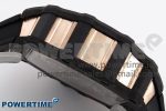 RM21-01 TOURBILLON NTPT RMF BEST EDITION RG BEZEL SKELETON DIAL ON BLACK RUBBER STRAP - Image 8