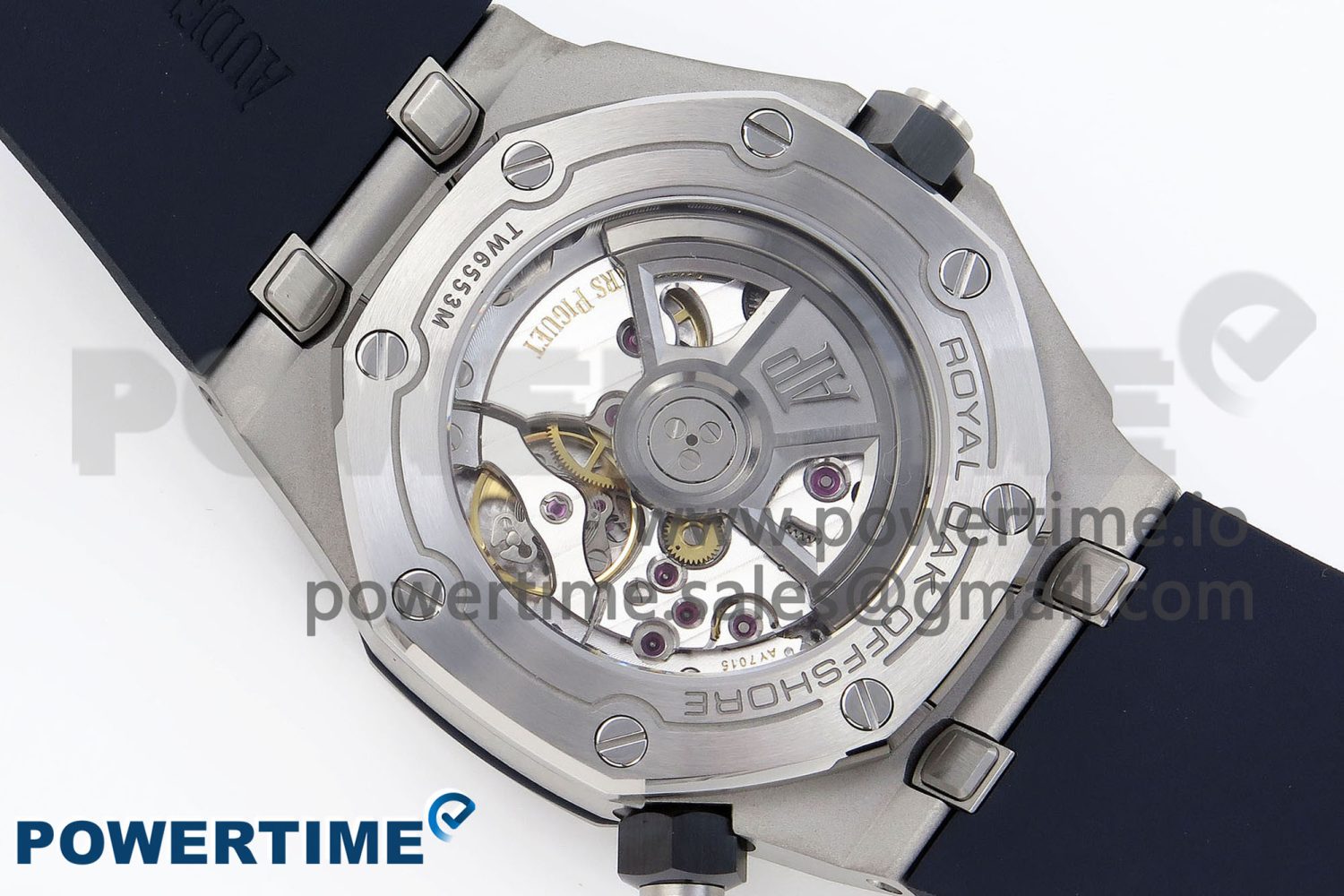 ROYAL OAK OFFSHORE DIVER 15720 APSF 1:1 BEST EDITION BLUE DIAL ON BLUE RUBBER STRAP SA4308 - Image 9