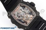 RM21-01 TOURBILLON NTPT RMF BEST EDITION RG BEZEL SKELETON DIAL ON BLACK RUBBER STRAP - Image 9