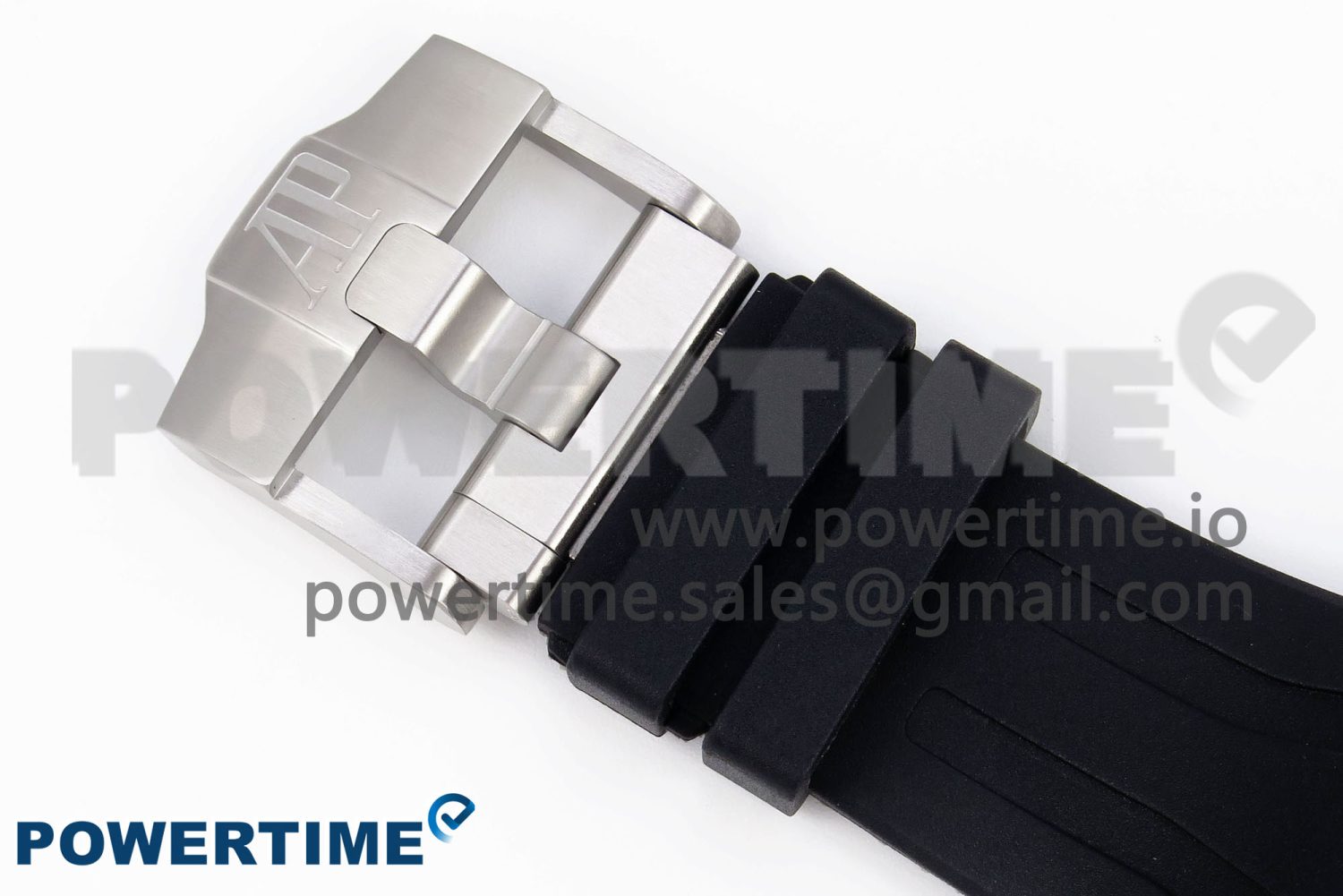 Royal Oak Offshore 44mm SS Black Ceramic Bezel APF 1:1 Best Edition Black/Silver Dial on Black Rubber Strap A4401 - Image 11
