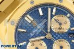 Royal Oak Chrono 26331 YG IPF 1:1 Best Edition Blue/YG Dial on YG Bracelet A7750 - Image 4