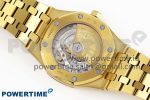 Royal Oak 37mm 15450 YG IPF Best Edition White Dial on YG Bracelet SA3120 Super Clone - Image 8