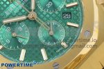 Royal Oak Chrono 26331 YG IPF 1:1 Best Edition Green Dial on YG Bracelet A7750 - Image 5