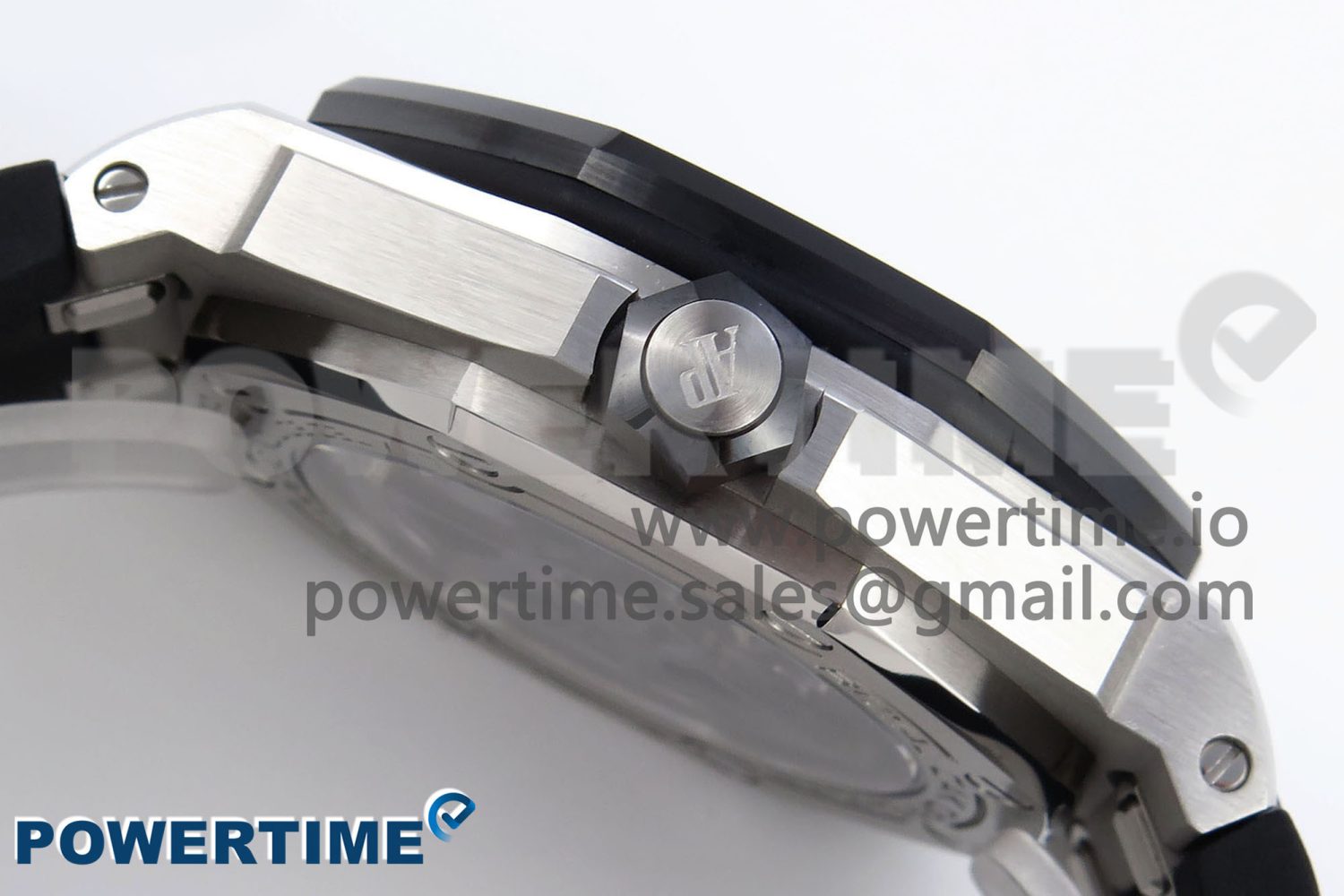 ROYAL OAK OFFSHORE DIVER 15720 CERAMIC BEZEL APSF 1:1 BEST EDITION BLACK DIAL ON BLACK RUBBER STRAP SA4308 - Image 6