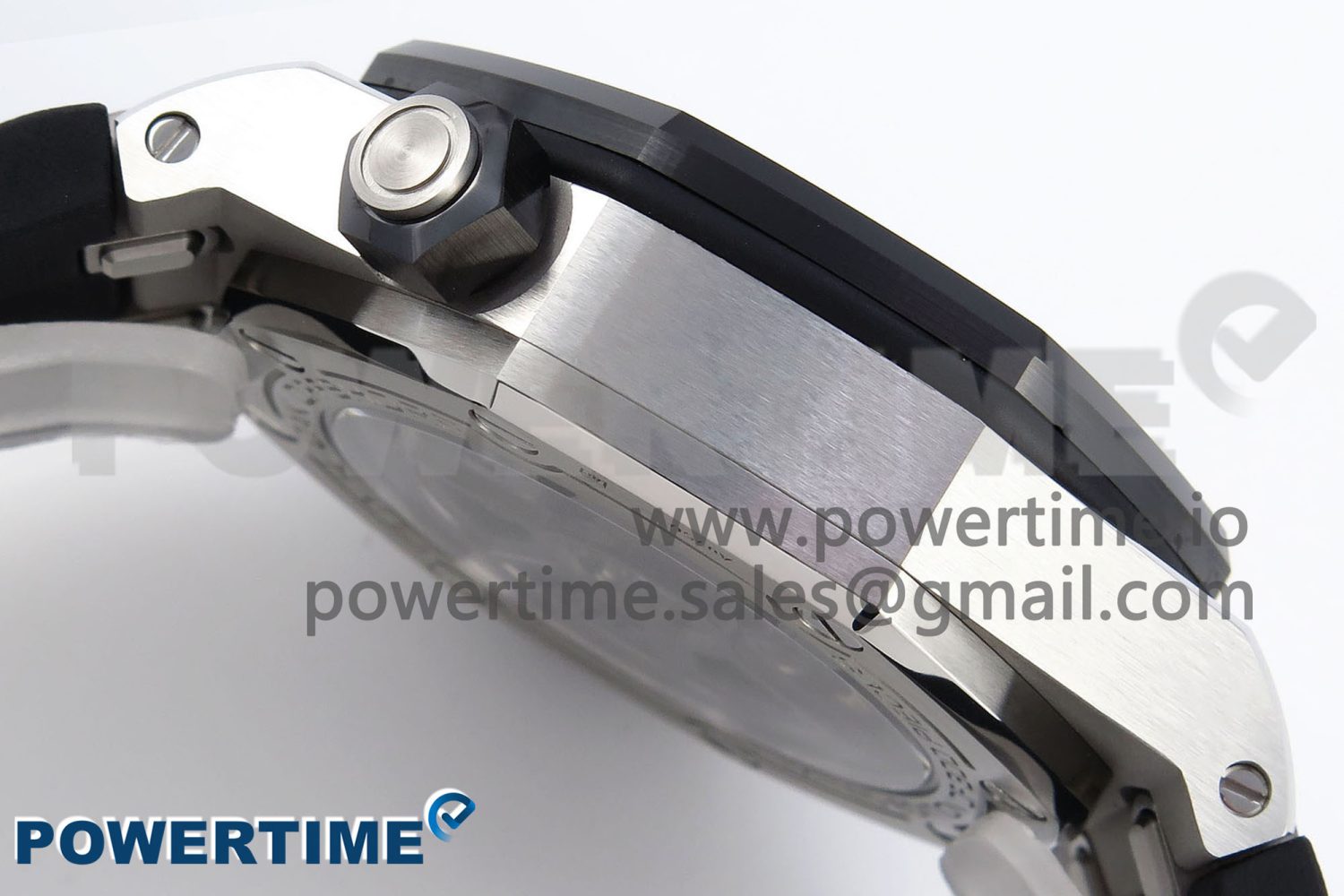 ROYAL OAK OFFSHORE DIVER 15720 CERAMIC BEZEL APSF 1:1 BEST EDITION BLACK DIAL ON BLACK RUBBER STRAP SA4308 - Image 7