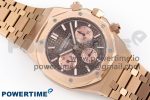 Royal Oak Chrono 26331 RG IPF 1:1 Best Edition Brown/RG Dial on RG Bracelet A7750 - Image 3