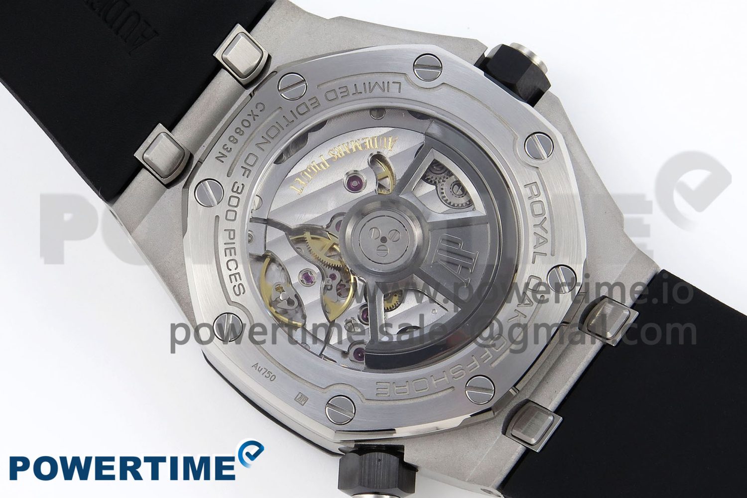 ROYAL OAK OFFSHORE DIVER 15720 CERAMIC BEZEL APSF 1:1 BEST EDITION BLACK DIAL ON BLACK RUBBER STRAP SA4308 - Image 9