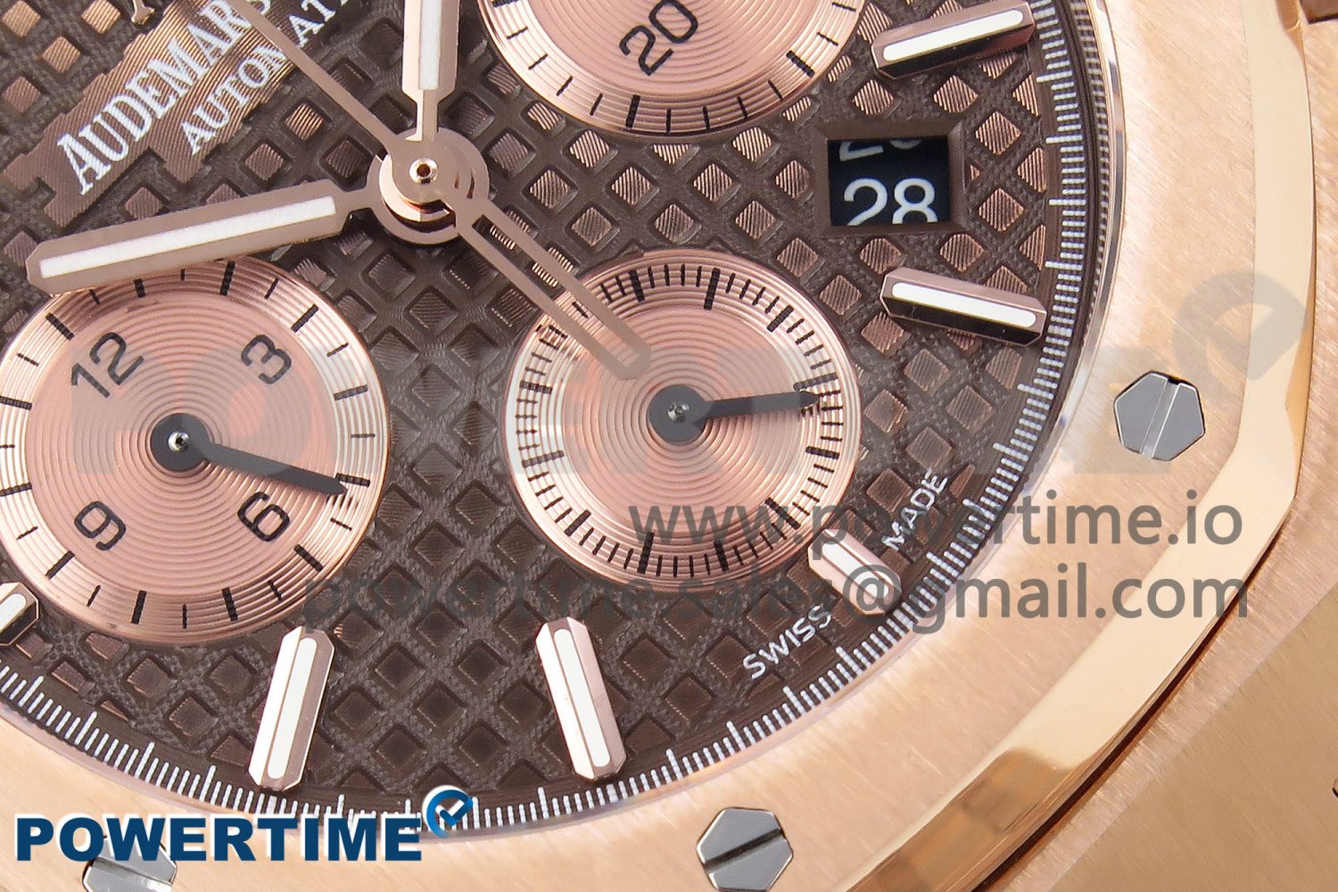 Royal Oak Chrono 26331 RG IPF 1:1 Best Edition Brown/RG Dial on RG Bracelet A7750 - Image 5