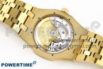 Royal Oak 37mm 15450 YG IPF Best Edition White Dial on YG Bracelet SA3120 Super Clone - Image 9
