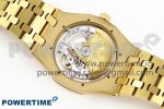 Royal Oak 37mm 15450 YG IPF Best Edition White Dial on YG Bracelet SA3120 Super Clone - Image 10