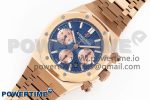 Royal Oak Chrono 26331 RG IPF 1:1 Best Edition Blue/RG Dial on RG Bracelet A7750 - Image 2