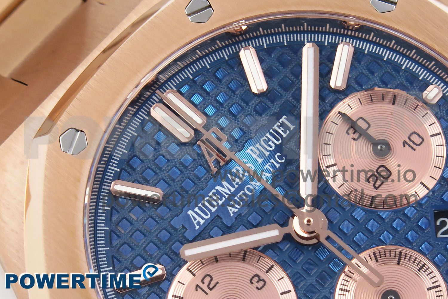 Royal Oak Chrono 26331 RG IPF 1:1 Best Edition Blue/RG Dial on RG Bracelet A7750 - Image 4