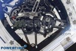RM035 TRANSPARENT RMF BEST EDITION SKELETON DIAL ON BLACK RUBBER STRAP CLONE RMUL2 - Image 5