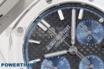 Royal Oak Chrono 26331 SS IPF 1:1 Best Edition Gray/Blue Dial on SS Bracelet A7750 - Image 4