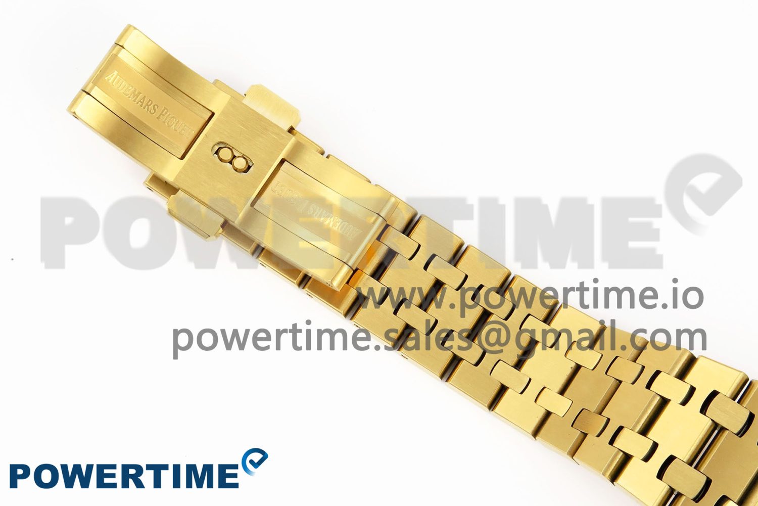 Royal Oak 37mm 15450 YG IPF Best Edition White Dial on YG Bracelet SA3120 Super Clone - Image 14