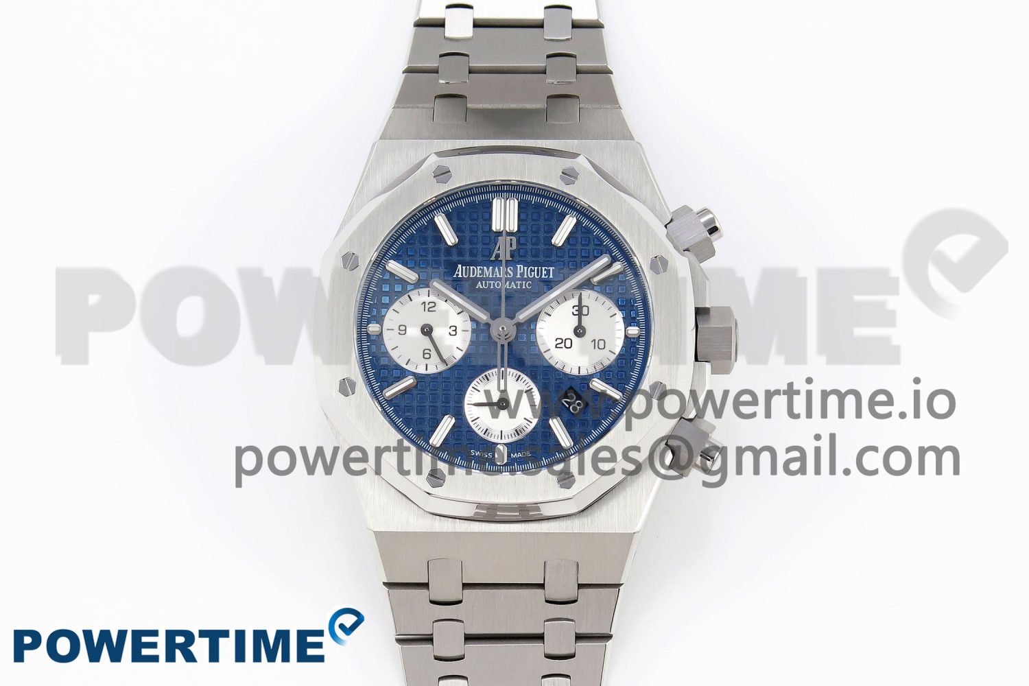 Royal Oak Chrono 26331 SS IPF 1:1 Best Edition Blue/White Dial on SS Bracelet A7750 - Image 1