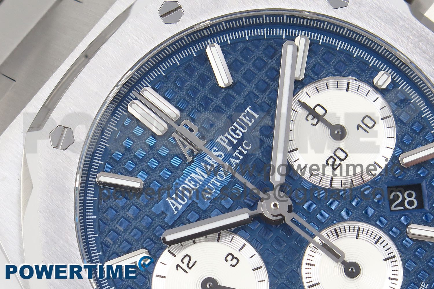 Royal Oak Chrono 26331 SS IPF 1:1 Best Edition Blue/White Dial on SS Bracelet A7750 - Image 4