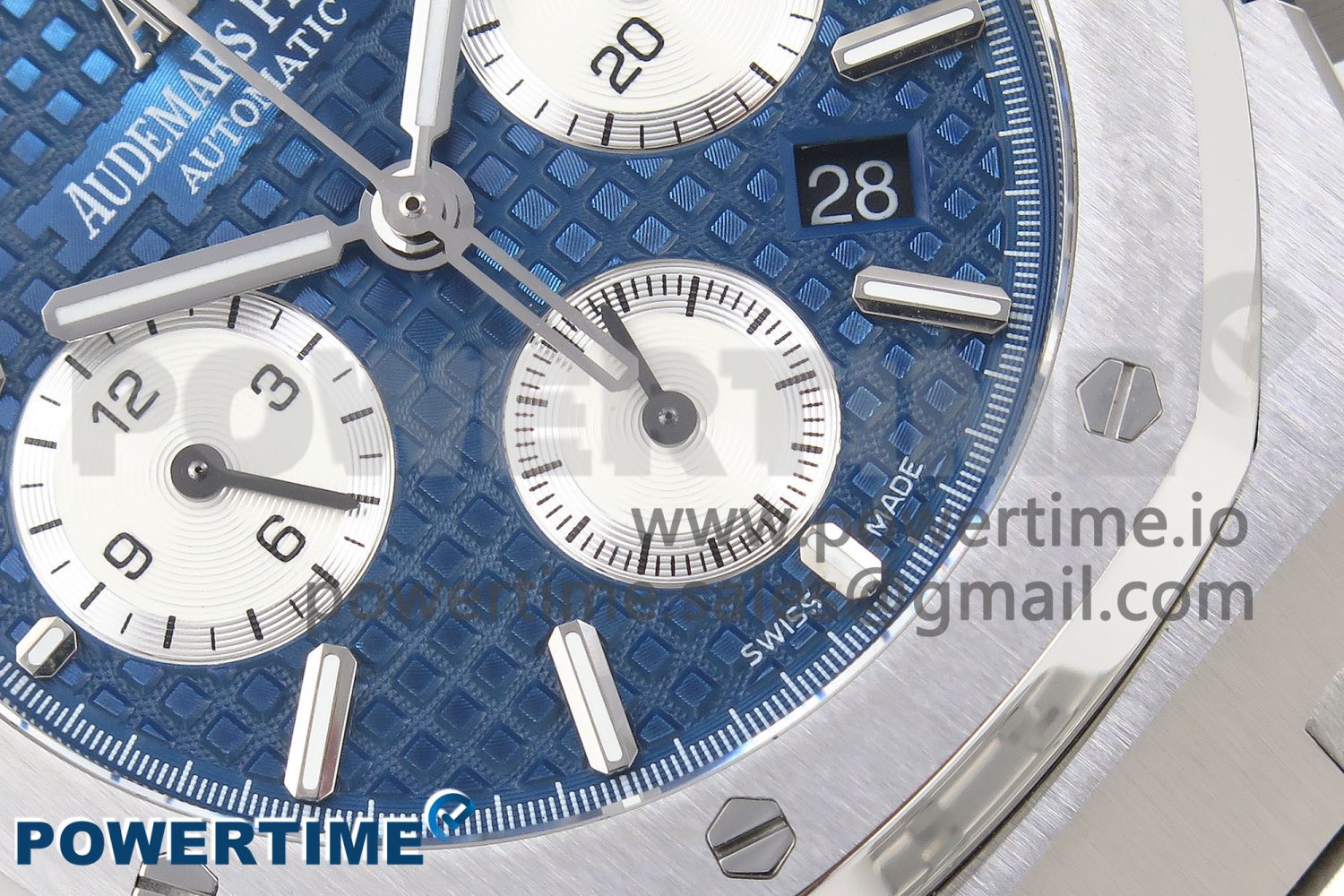 Royal Oak Chrono 26331 SS IPF 1:1 Best Edition Blue/White Dial on SS Bracelet A7750 - Image 5