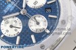 Royal Oak Chrono 26331 SS IPF 1:1 Best Edition Blue/White Dial on SS Bracelet A7750 - Image 5