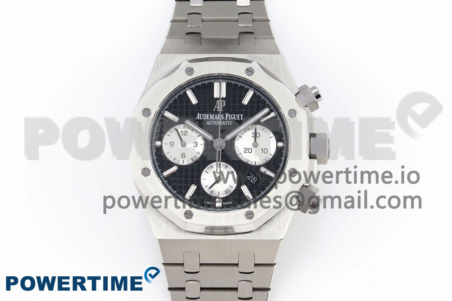 Royal Oak Chrono 26331 SS IPF 1:1 Best Edition Black/White Dial on SS Bracelet A7750 - Image 1