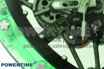 RM035 GREEN TRANSPARENT RMF BEST EDITION SKELETON DIAL ON TRANSLUCENT RUBBER STRAP CLONE RMUL2 - Image 6