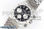 Royal Oak Chrono 26331 SS IPF 1:1 Best Edition Black/White Dial on SS Bracelet A7750 - Image 2