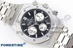 Royal Oak Chrono 26331 SS IPF 1:1 Best Edition Black/White Dial on SS Bracelet A7750 - Image 3