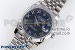 DATEJUST 41MM 126334 904 SS ARF 1:1 BEST EDITION BLUE DIAL ROMAN MARKERS ON JUBILEE BRACELET SH3235 - Image 2