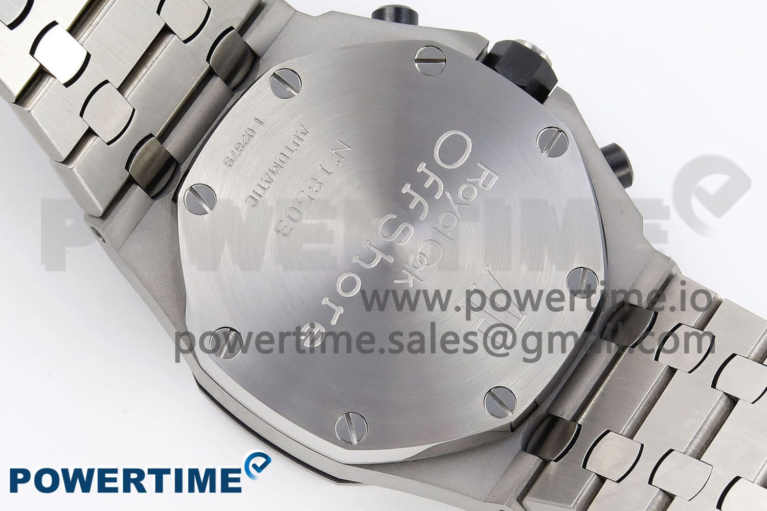 ROYAL OAK OFFSHORE 42MM SS APF 1:1 BEST EDITION WHITE/BLACK DIAL ON SS BRACELET STRAP A7750 - Image 8