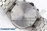 ROYAL OAK OFFSHORE 42MM SS APF 1:1 BEST EDITION WHITE/BLACK DIAL ON SS BRACELET STRAP A7750 - Image 8